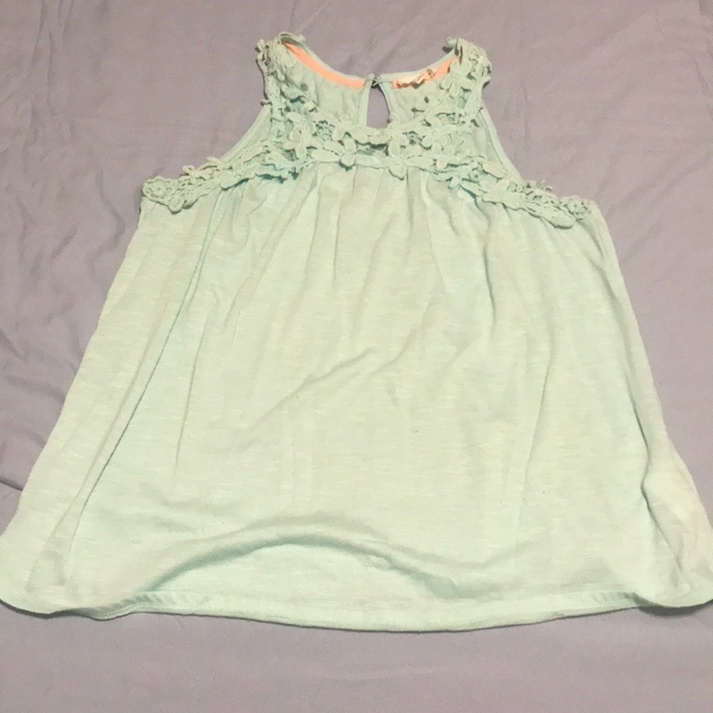Mint tank blouse